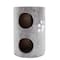 Pet Adobe Cat Condo 2 Story Double hole with scratching surface 14in diameter 20.5in high gray by Pet Adobe 129409XSV - alternate 4